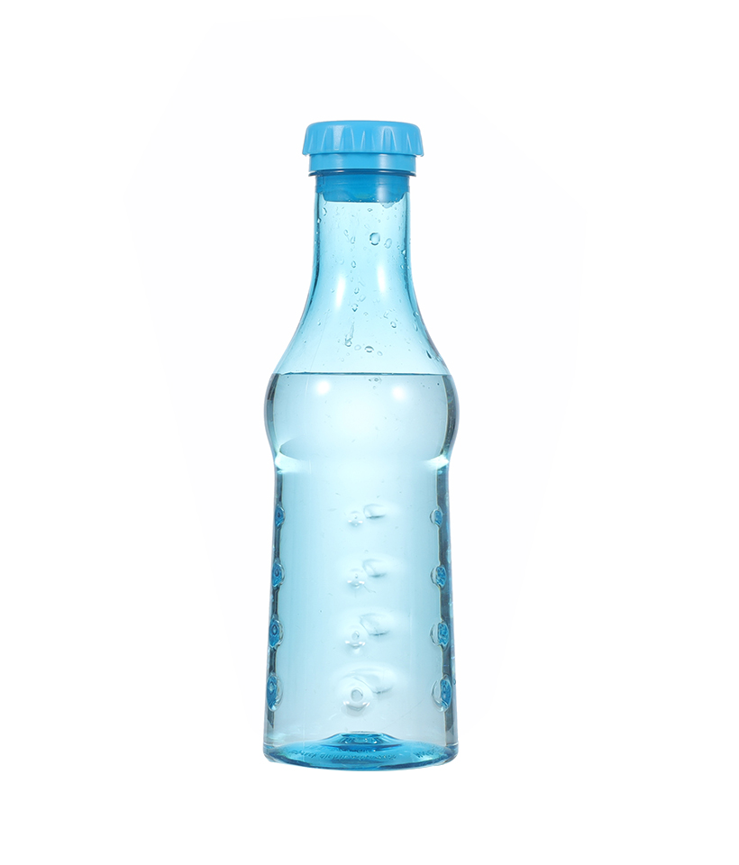 Botella de refresco Tritan con tapa de tapón de silicona de grado alimenticio transparente a prueba de explosiones de 700 ml