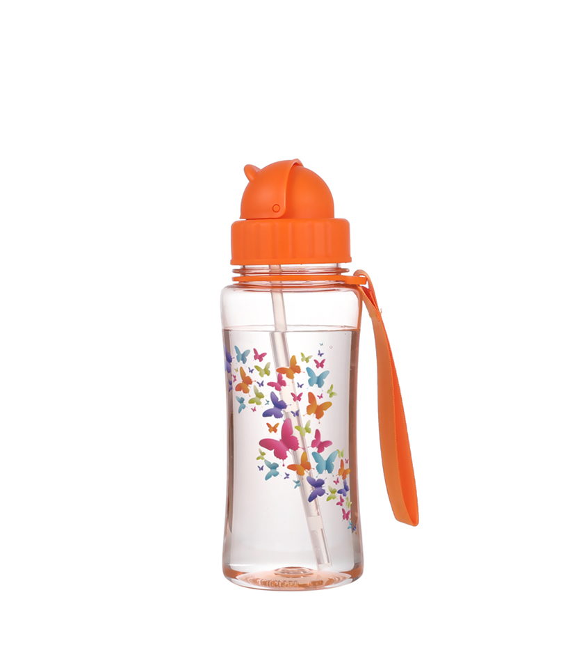 Biberón Tritan Kids de 460 ml sin BPA, resistente a caídas, duradero, higiénico y a prueba de polvo, fácil de transportar